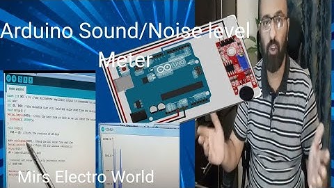 ARDUINO based Sound/Noise Level Meter