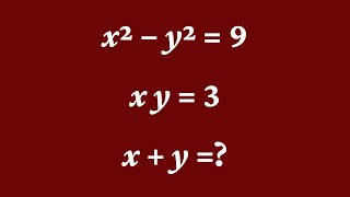 A Lovely Solution To A Beautiful Math Problem | Algebra Math Problems