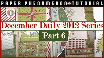 Tutorial: December Daily 2012 Lapbook - Part 6