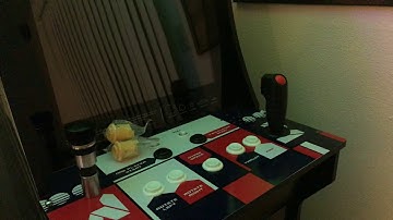Arcade1Up Asteroids mod! New buttons, spinner and... a flightstick???