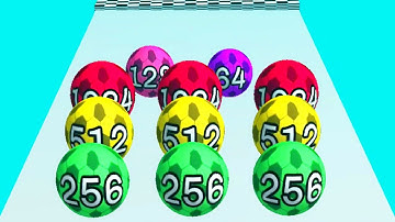 Run and Race Merge Ball run 2048 ! All Levels Gameplay (197-200) android, ios