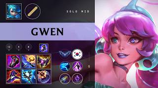 Gwen Mid vs Zed - KR Diamond Patch 26.08