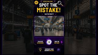 99% Miss This Missing Platform Puzzle 🚆 #quiz #brainteaser #SpotTheMistake #QuizMintTv