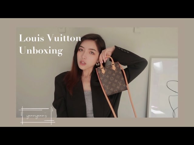 Louis Vuitton Monogram Nano Petit Sac Plat with Strap Mini Bandouliere  861805