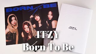 распаковка альбома ITZY - BORN TO BE (limited ver.) 💿 kpop album unboxing
