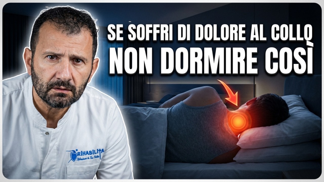 COME DORMIRE CON LA CERVICALE INFIAMMATA