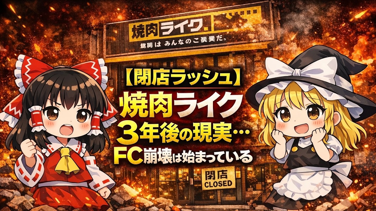 【閉店ラッシュ】焼肉ライク3年後の現実…FC崩壊は始まっている