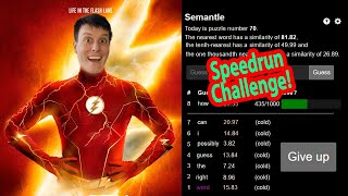 How fast can we speedrun Semantle? Sementle Word 104