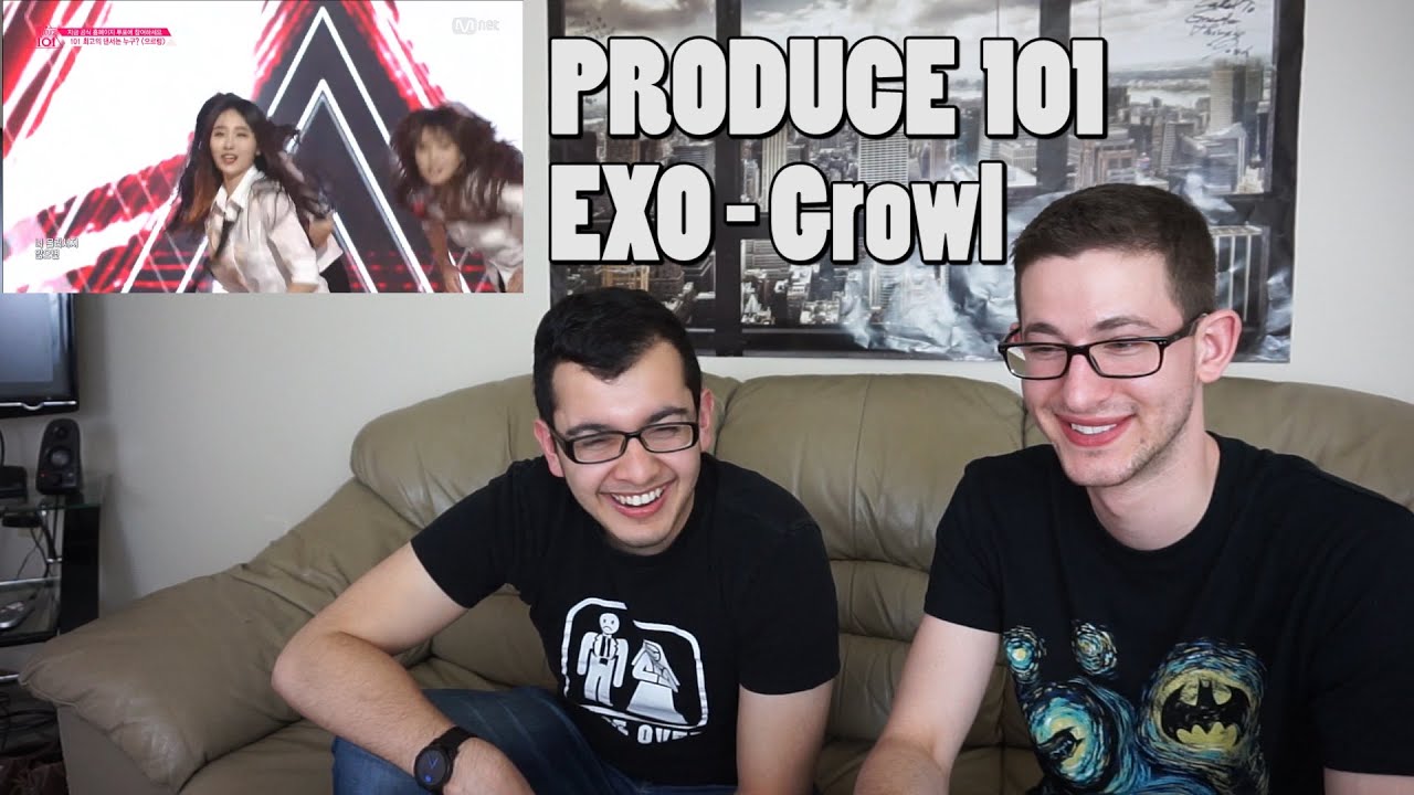 Produce 101 - EXO Growl MV Reaction