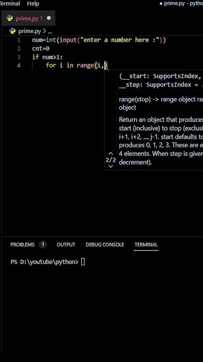 Check Whether Number is Prime or Not in Python #shorts #trending # ...