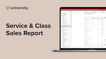 How to Run a Service & Class Sales Report in Vagaro