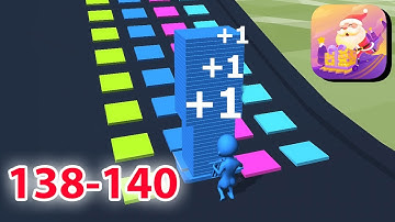 NEW GAME - Stack Colors - Level 138-140  -  New Update Gameplay Walkthrough - All Level(iOS,Android)