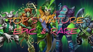 Empires & Puzzles Top 5 Nature Epic & Rare Heroes of All Time! Full Hero List & Rankings Got Plant?💚