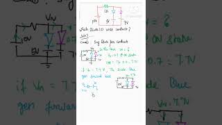 Parallel diode problem. Which will turn on!?