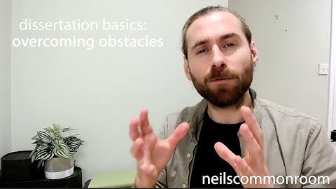 Overcoming OBSTACLES when writing your DISSERTATION |  University Dissertation Tips (4/4)