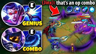 THIS GENIUS BOT LANE COMBO GETS AUTOMATIC STUNS! (CONDEMN INTO VEIGAR CAGE)