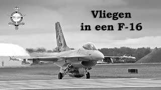 Vliegen in een F16