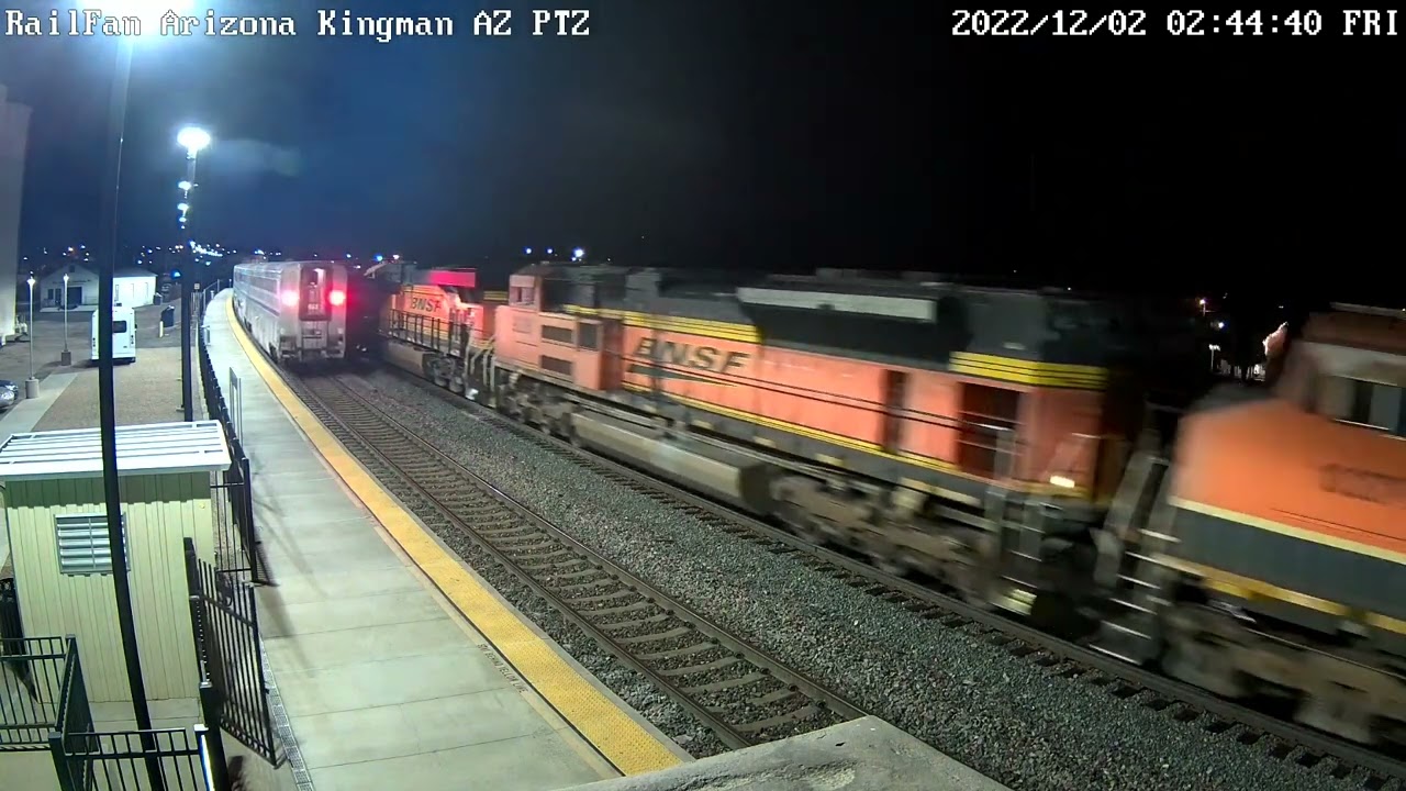 Amtrak #4 (01) Southwest Chief from Kingman, Winslow, and Gallup (12/2022)