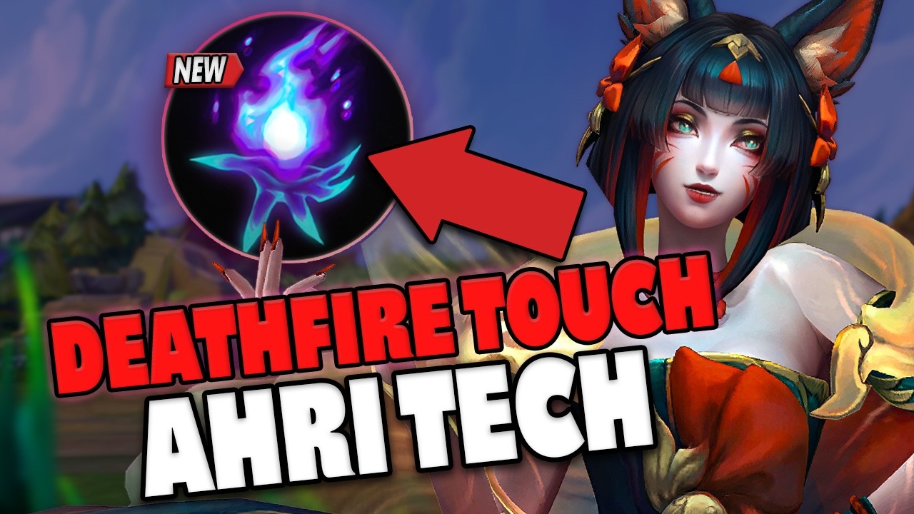 Deathfire Touch Rune The New Deathfire Touch Rune Is S+ On Ahri - YouTube