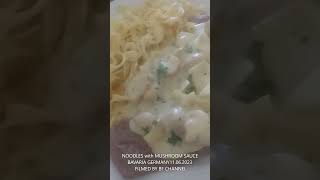 NOODLES WITH MUSHROOM SAUCE ▪ BF CHANNEL #SHORTS #NOODLES #LUNCH