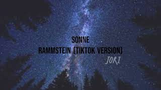 Sonne (Tiktok version) Lyrics Resimi