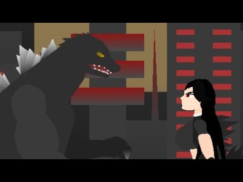 Godzilla In Hell vs Goji {Kaiju Girls • Stick nodes}