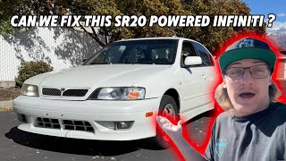 Attempting to FIX a SR20 Powered INFINITE G20 for PROFIT $$$ (+FWD BURNOUTS)
