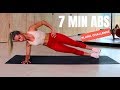 7 MINUTE AB WORKOUT | PLANK CHALLENGE | No Equipment