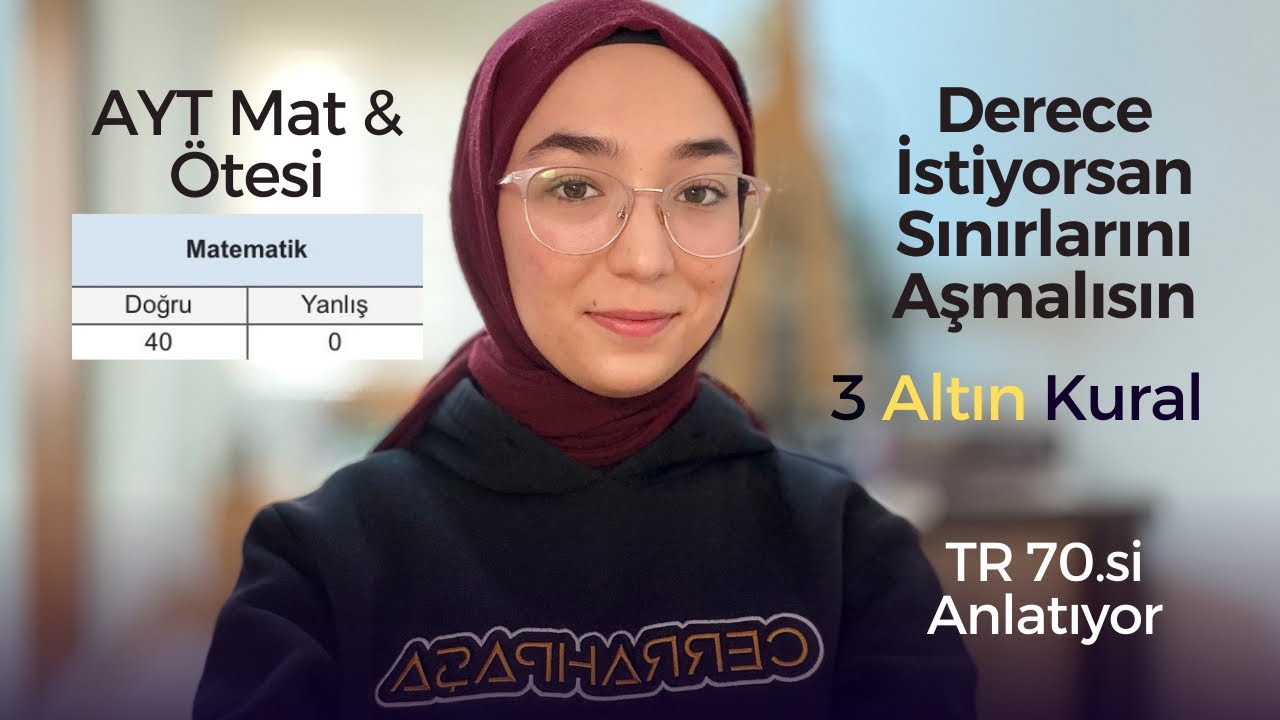 Derece için : AYT Matematik : Limit-Türev-İntegral