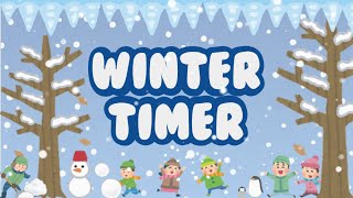 Winter timer ㅣ box Snow timer ㅣ Snow falls ㅣ arrangement timer ㅣ 15 minutes timer