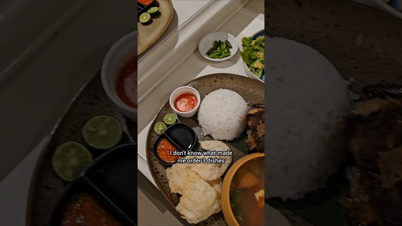 Room service can even make Indonesian food not taste good | Bandung, Indonesia