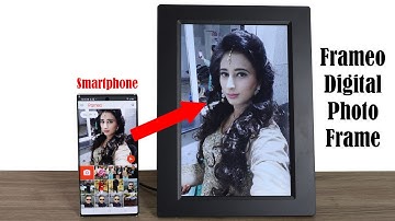 Instantly Share Photos from Your Smartphone to Frameo WiFi Photo Frame (Best Digital Photo Frame)