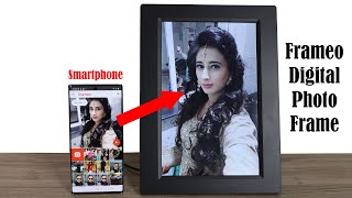 Instantly Share Photos from Your Smartphone to Frameo WiFi Photo Frame (Best Digital Photo Frame)