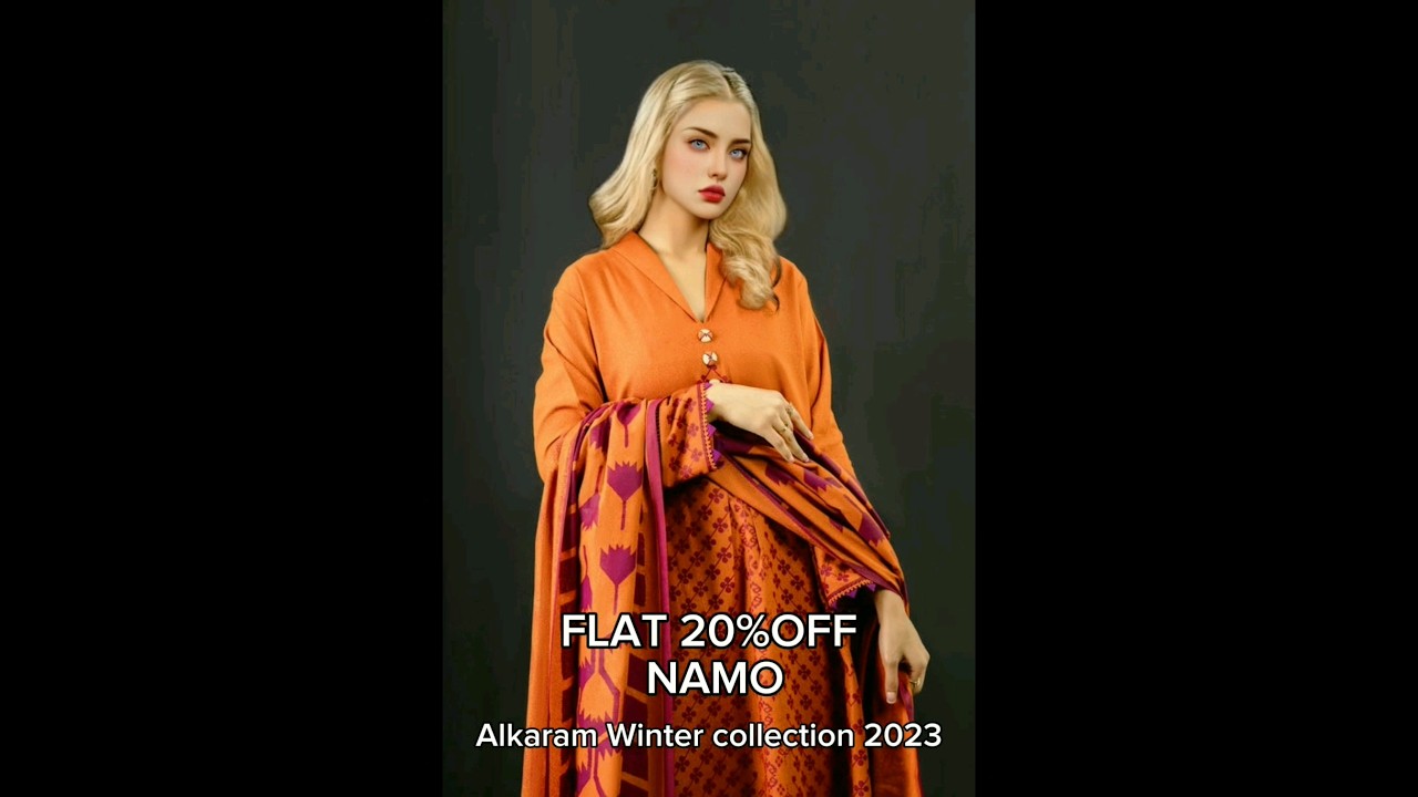 Alkaram winter collection 2023 FLAT 20%OFF
