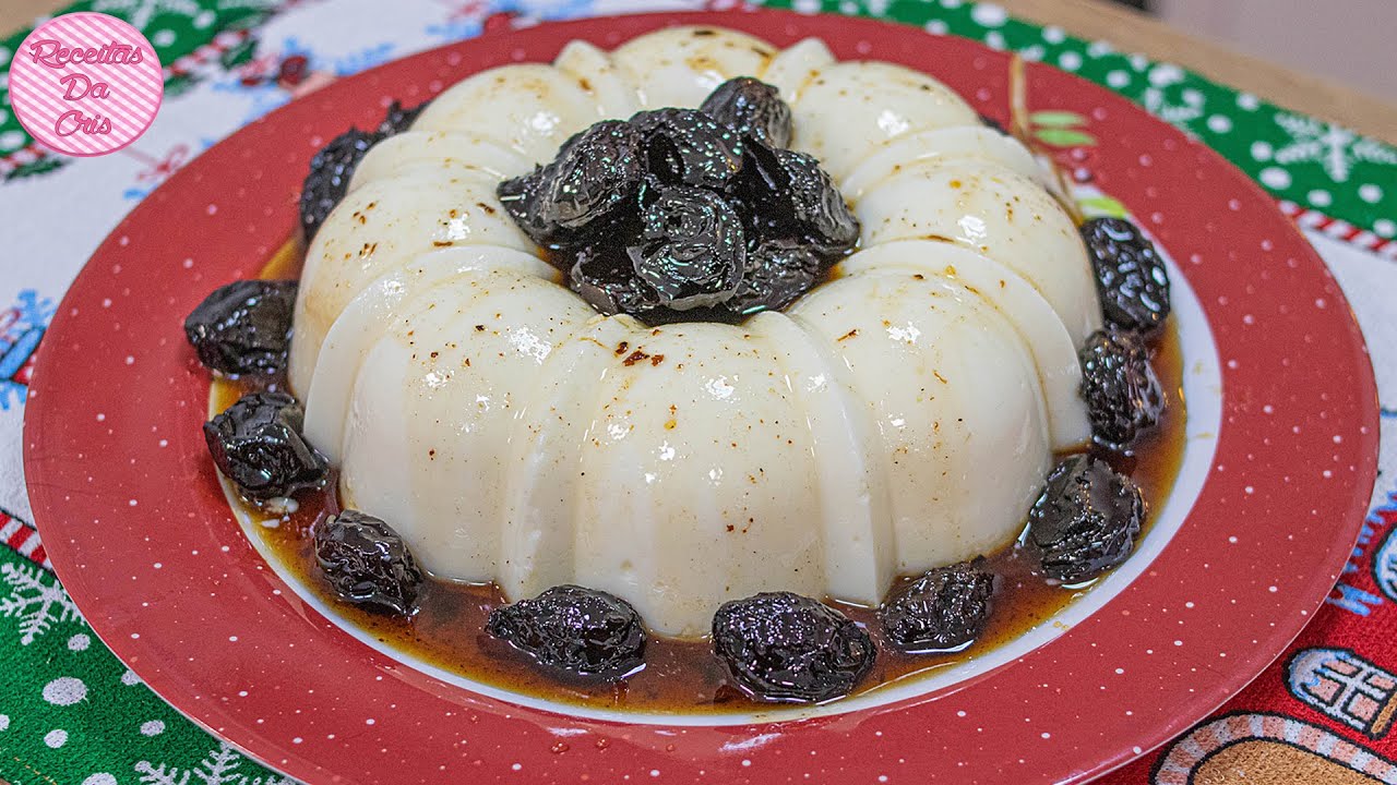 MANJAR DE NATAL 🎅🏻 | CREMOSO DE COCO COM CALDA DE AMEIXAS