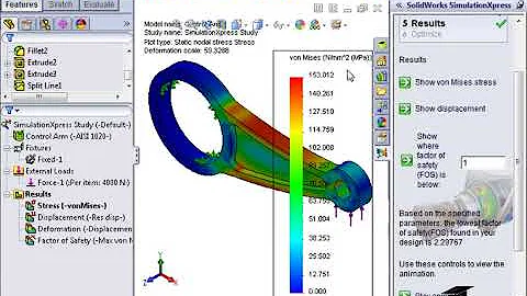 Interpreting Results In Solidworks SimulationXpress