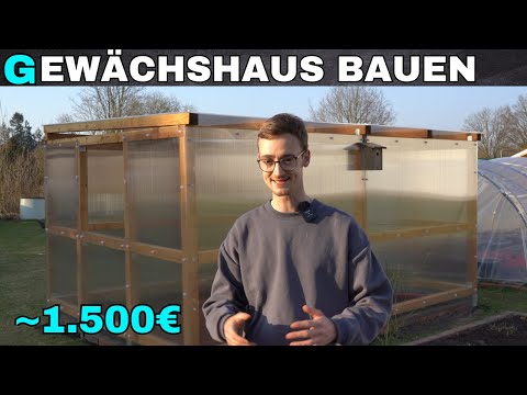 Stabiles 13m² Gewächshaus