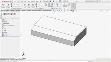 CHAMFER COMMAND IN 3D DRAWINGS - Solid Works Tutorial