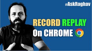 #AskRaghav | How to Record & Replay web tests on Chrome | Chrome Dev Tools RECORDER screenshot 3