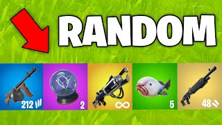 Fortnite, But My Inventory is RANDOM..
