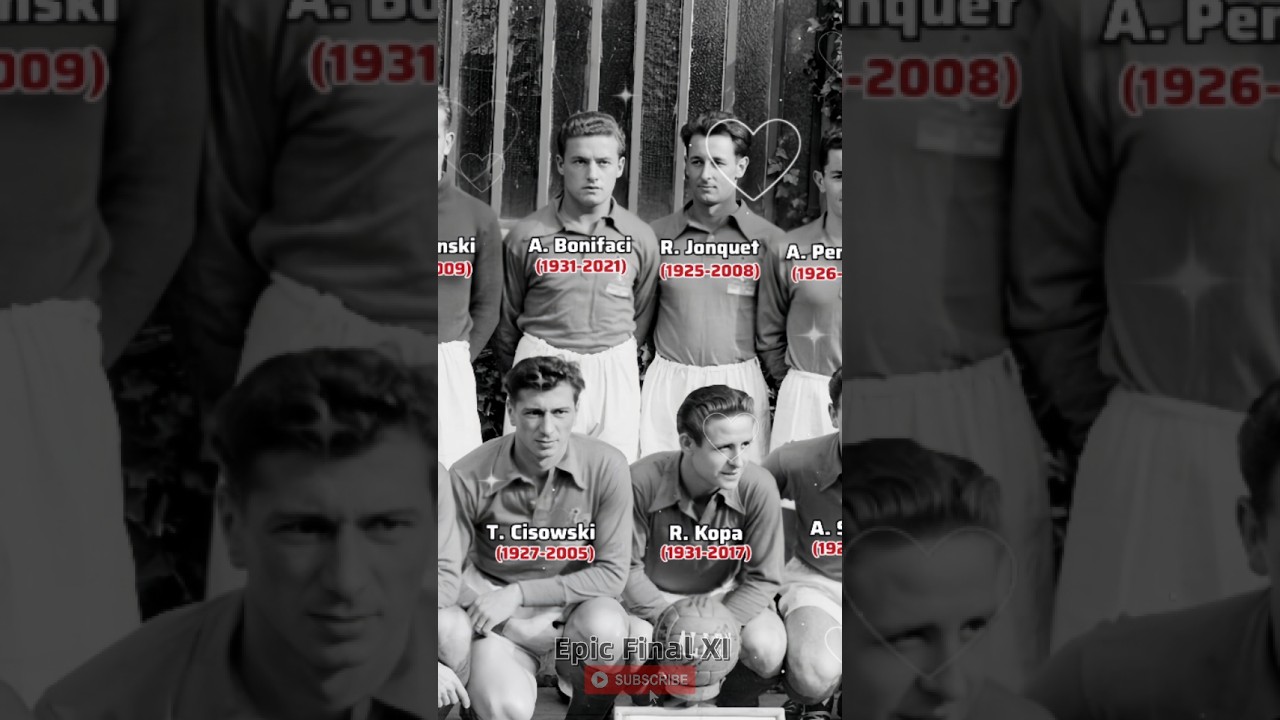 French National Team Squad 1952 🇫🇷 | Players Deceased Years ❤️ | Epic Final XI 
