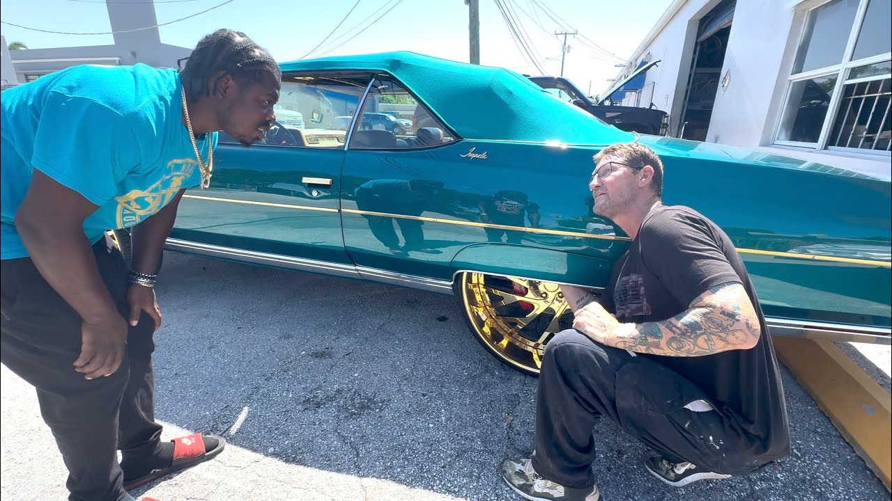 Tito’s Sound with Kodak Black 500k Donk Chevy then to I95 motorsport Shop with Kenny