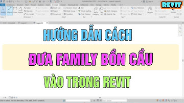 NVT Grab | Cách đưa Family bồn cầu vào trong mặt bằng thoát nước revit