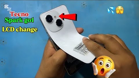 How to Tecno spark go 1 LCD screen Final Fix change