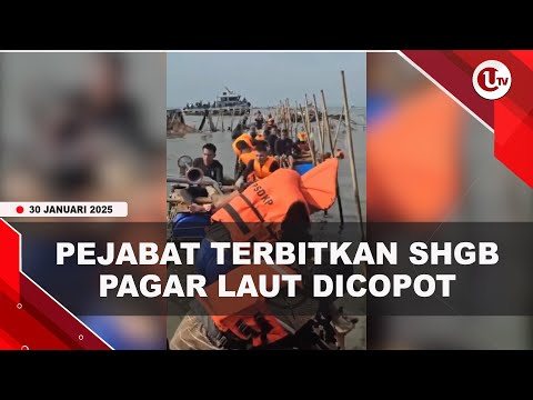 MENTERI NUSRON COPOT 6 PEJABAT TERLIBAT PENERBITAN SHGB PAGAR LAUT | U-NEWS