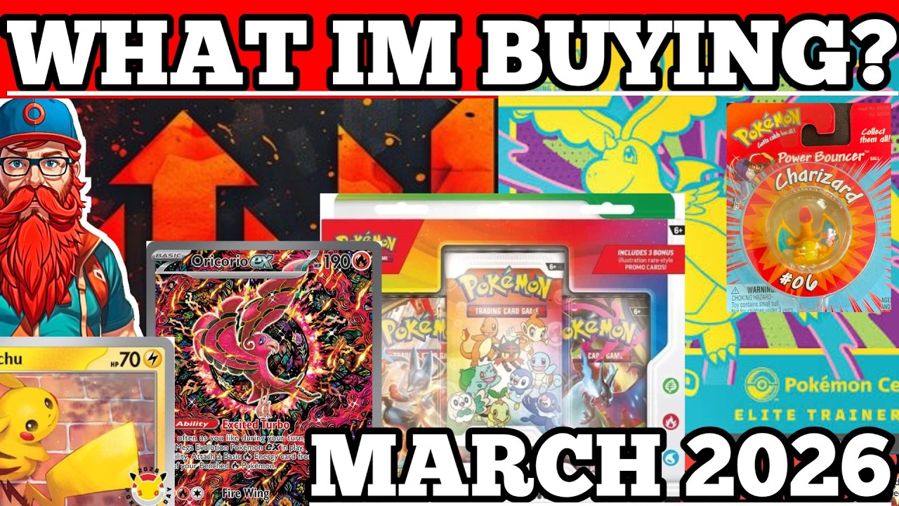 POKEMON INVESTING MARCH 2026! Products & Cards IM Investing into This Month!