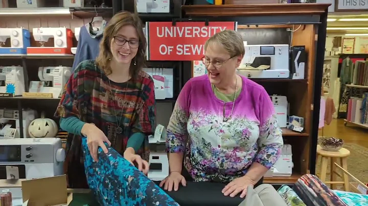 University of Sewing shows off new knits.  Tips and Tricks with knits. Saturday 10/15/2022