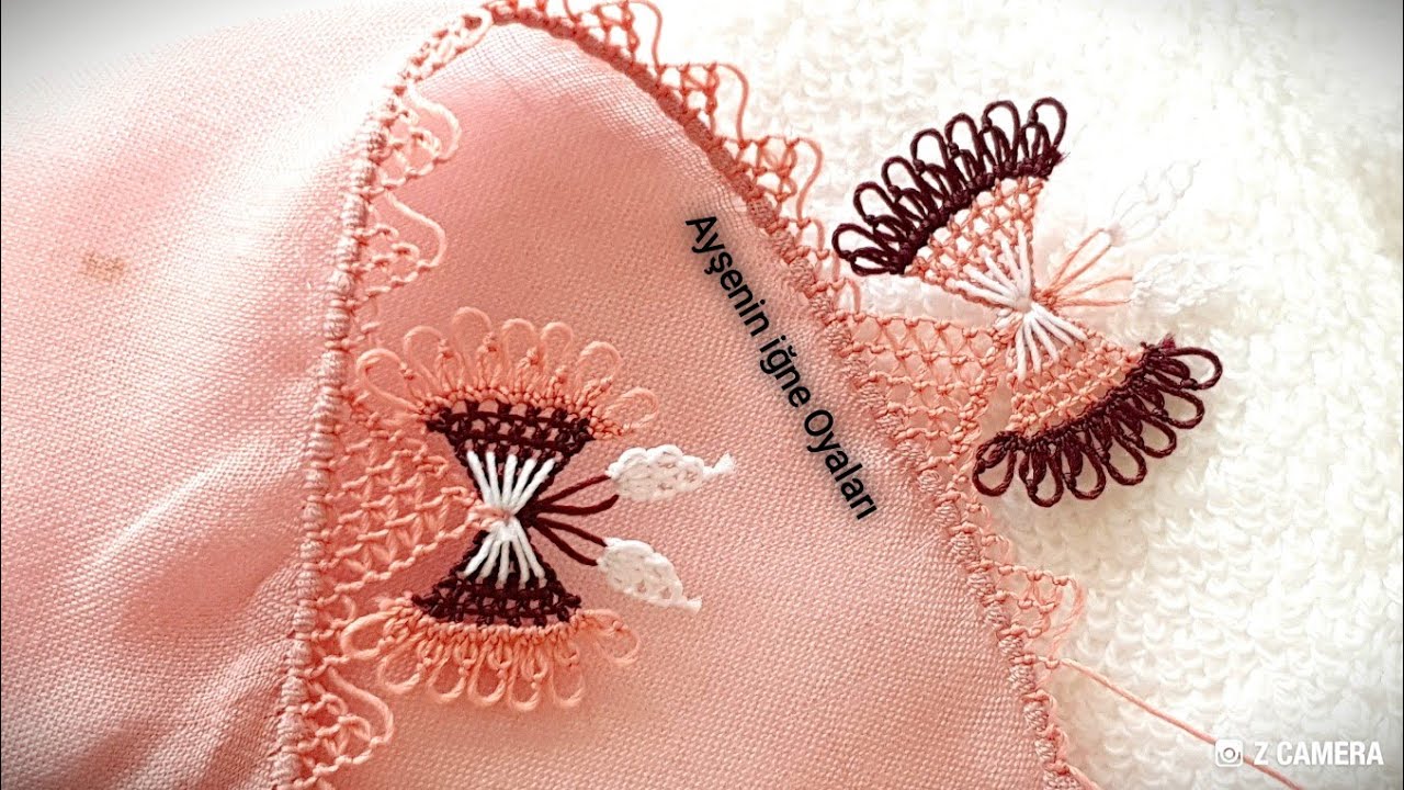 Düz yazmaya yaptığım muhteşem sık iğne oyası modeli buyurun izlegin