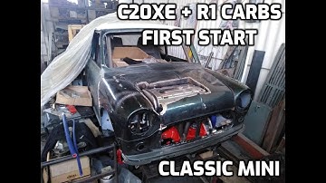 Classic Mini Cooper C20XE Swap - First Start / Πρώτη εκκίνηση του κινητήρα στο Mini