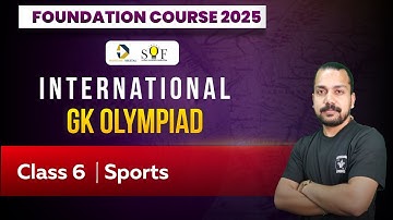 Class 6 GK Olympiad | Sports | International General Knowledge Olympiad